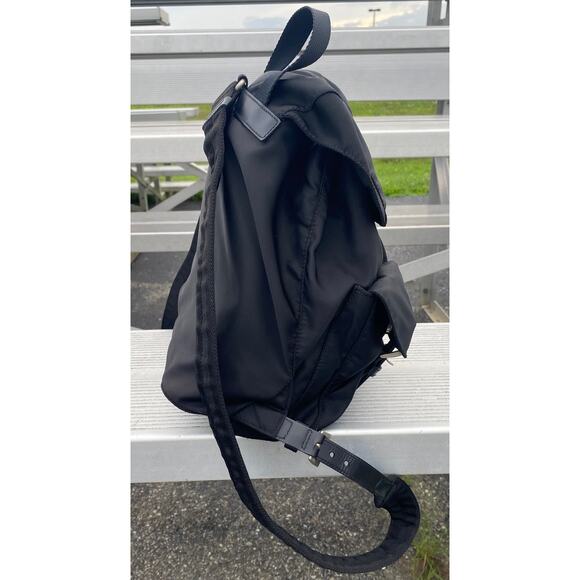 Vintage Black Prada Nylon Tessuto Drawstring Backpack - Picture 7 of 9